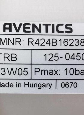 配件R424B16238  Aventics安沃驰气缸全新原装正品现货议价