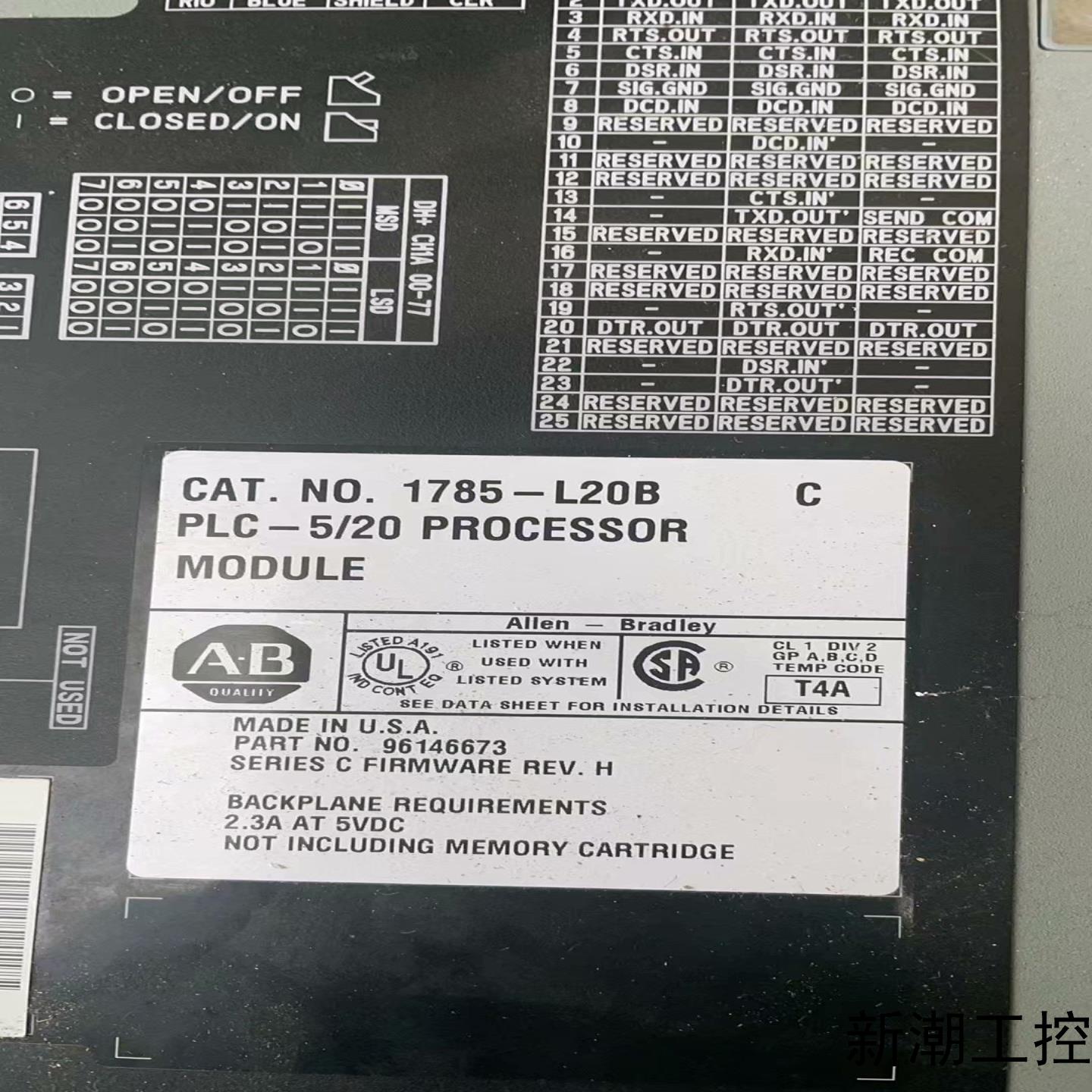 A-B 1785-L20B 工程余货 原装 成色很好 欢迎议议价商品