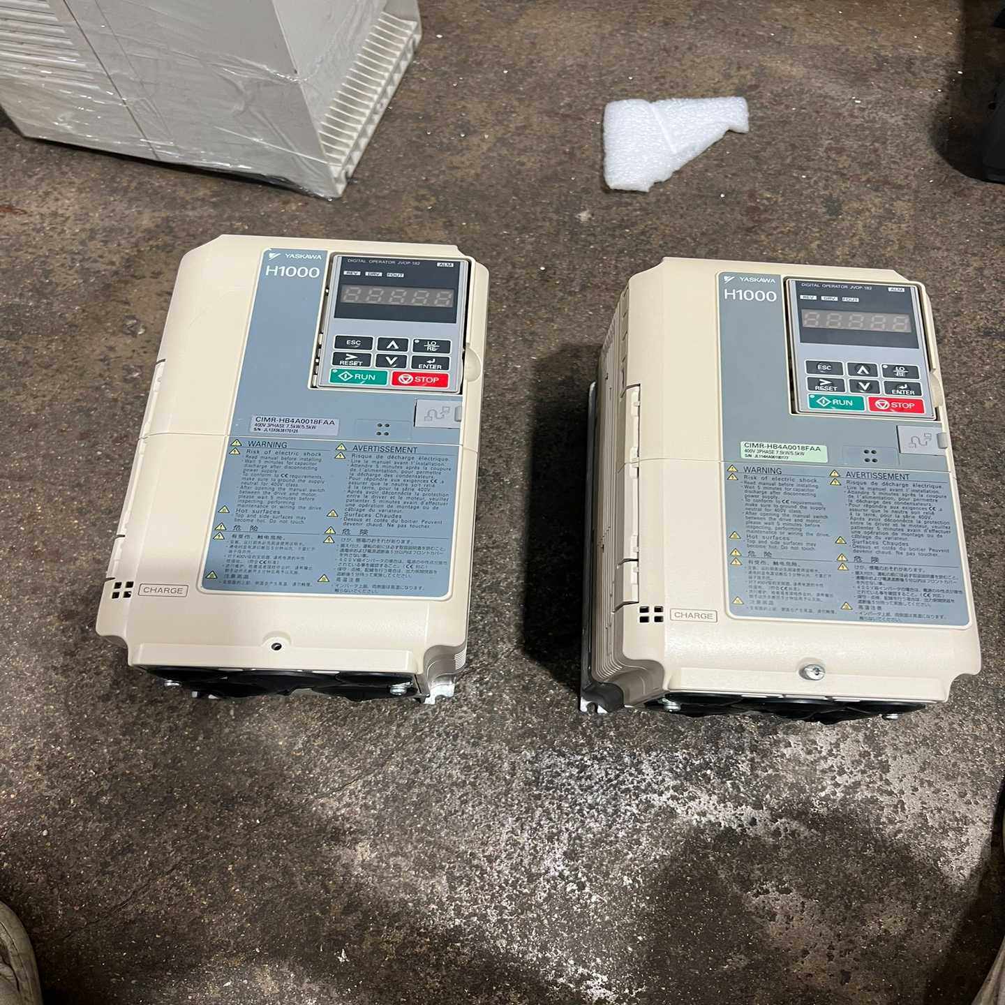 安川H1000变频器5.5KW，AB4A0018FAA，实物--议价商品