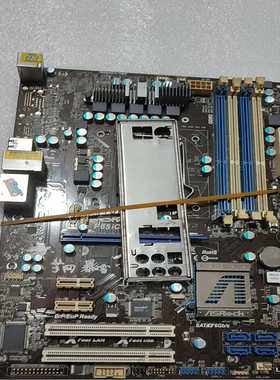 议价华擎p65icafe擎网暴雪ATX大主板，正常使用,2条白