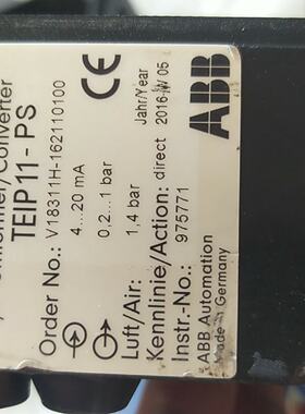 议价ABB气动控制阀TEIP11PS