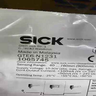 【议价】1065745GTE6-N1231西克sick施克适用