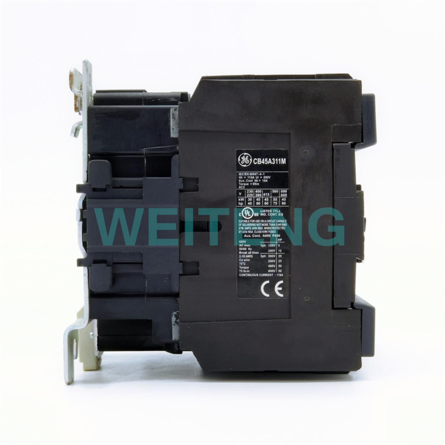 隆兴10年老店 美国GE通用CB45A311M交流接触器45KW三相110A直流1*