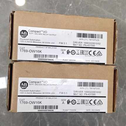 AB 1769-OW16K   两台 的~询价