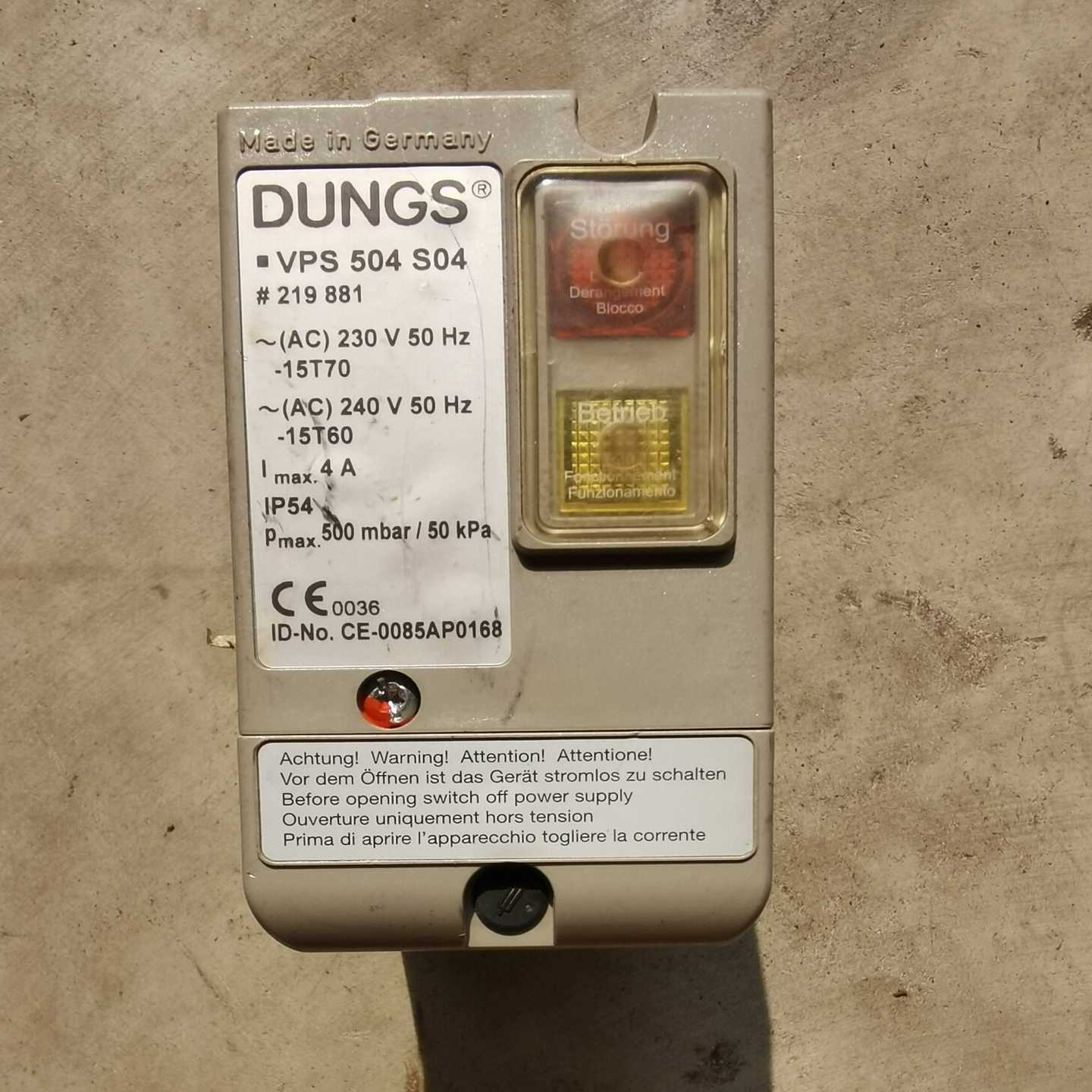 DUNGS冬斯检漏仪VPS504S04物品实图拍摄--议价商品