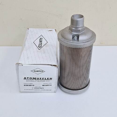 Alwitco Atomuffler M10E14  0393010  1 Male Npt Air Exhaust M