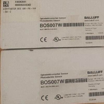 询价*BALLUFF巴鲁夫BOS007W光电传感器