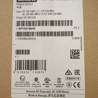 议价6EP1333-3BA10西门子SITOP PSU200M 5 A 调节型电源