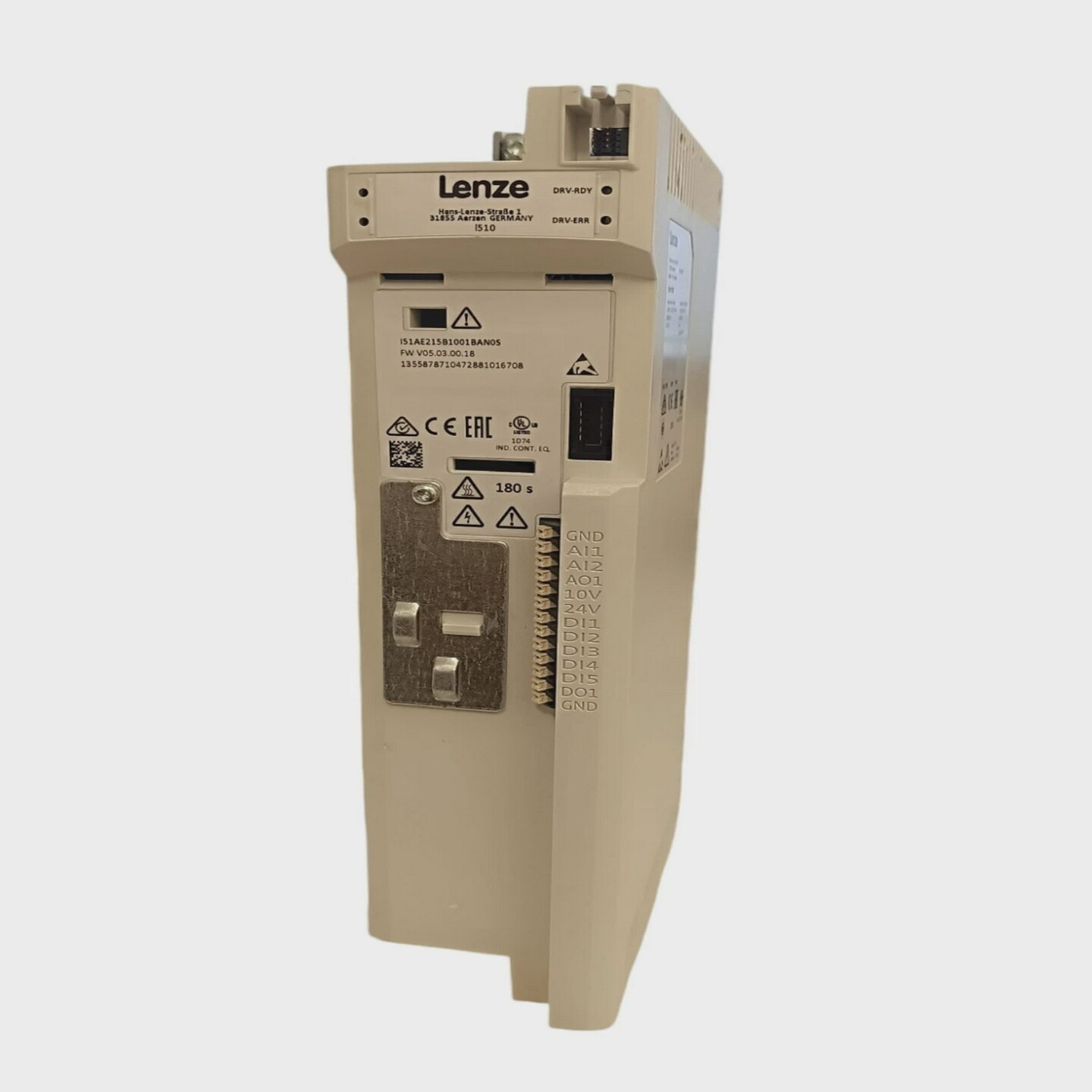 LenzeI510I51AE215B1001BAN0SPN:13558787NEUF