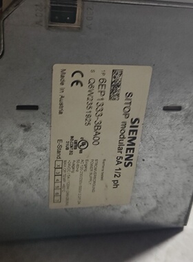 询价-SITOP电源模块6EP13333BA00输入电压