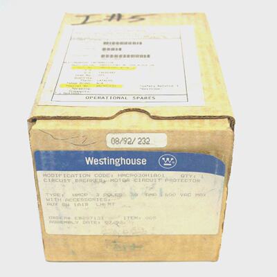 NEW WESTINGHOUSE HMCP030H1A01 CIRCUIT BREAKER 3 POLE 30 AMP
