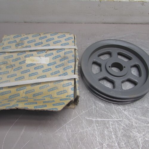 LEESON 2BK100H 2GROOVE VBELT PULLEY 9.75OD 1.75W BUSHED NOS