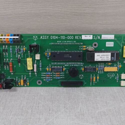 BECTON DICKINSON ASSY 0104110000 REV.A.3 MAIN PC BOARD PN 01