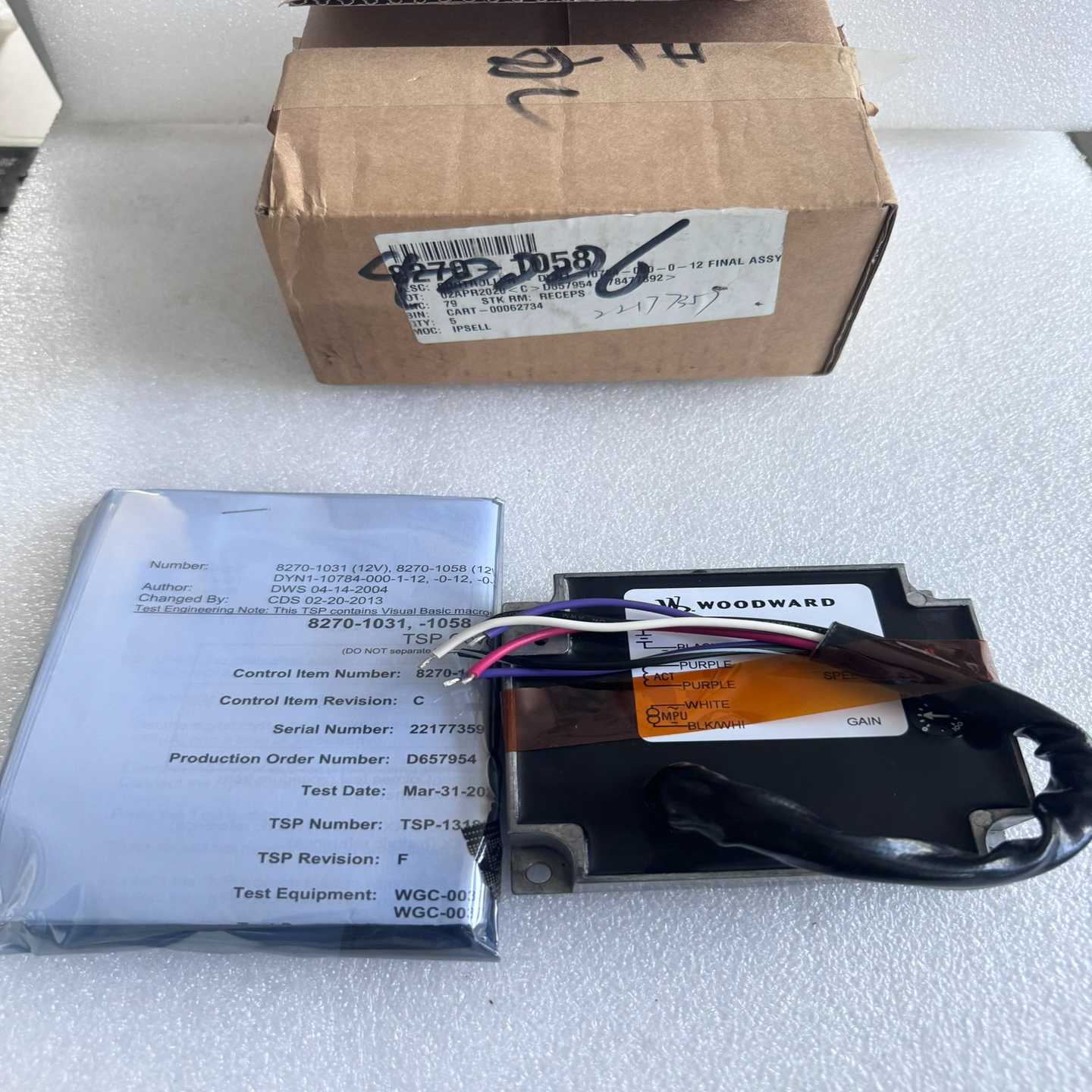 【星慕电子】Woodward伍德沃德8270-1058调速器