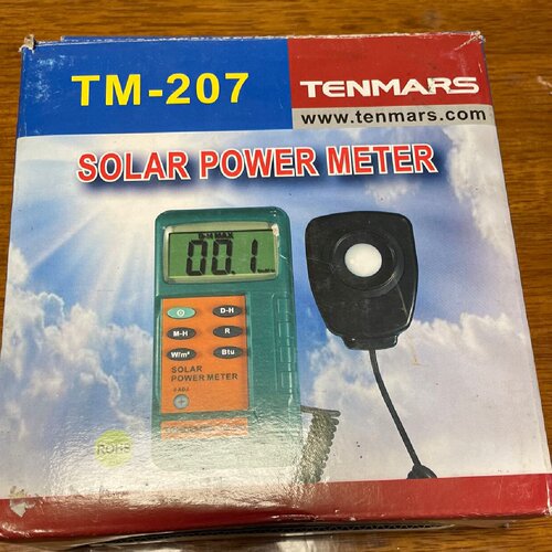 【询价】台湾泰玛斯TM-207光照度计，，的直接拍。