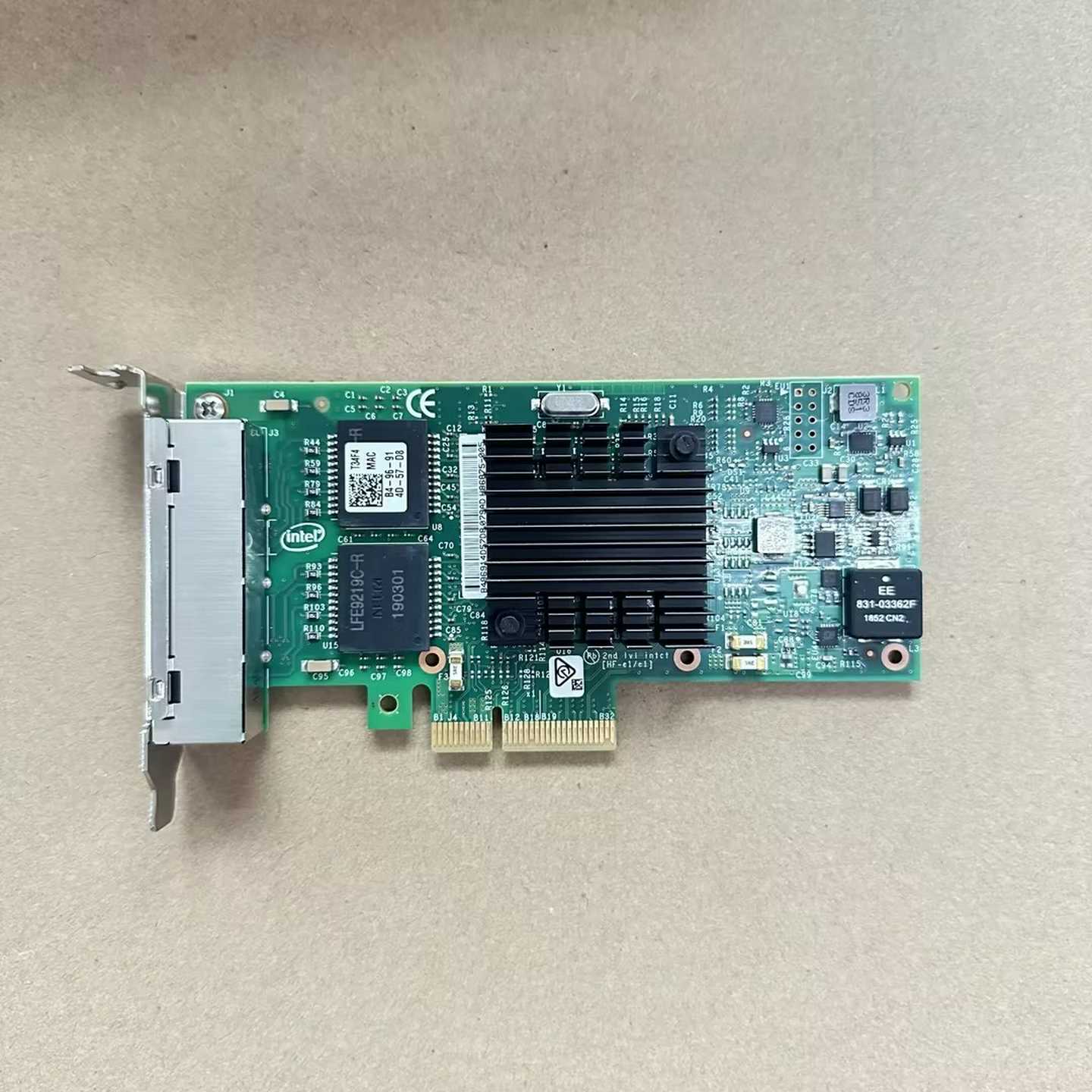 出原装IntelI350-T4四口千兆网卡，适用于R640--议价商品