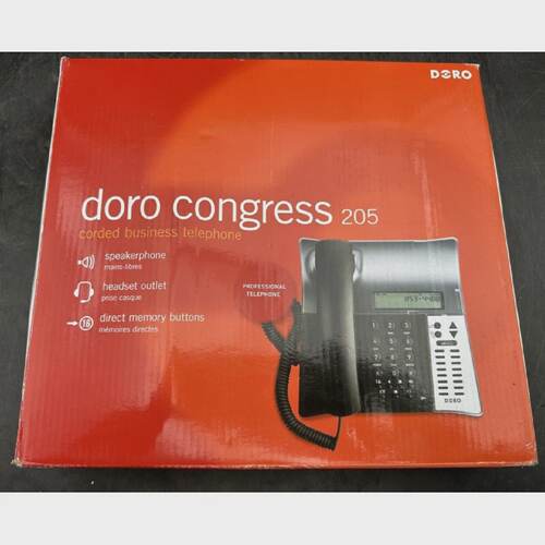 DORO Congress 205 Es  Fr  It Nl  Pl Schwarz