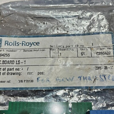 议价Tablero Pcb Rolls Royce F004255 Ls1  Kmw 582780 Envo Gra
