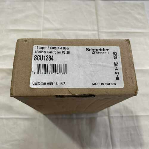 施耐德12输入8输出4门4读卡器控制器SCU1284，瑞典原~议价