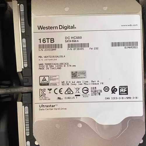 询价西部数据WD/西部数据HC550He氦气16T10t