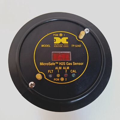 Detcon TP524D MicroSafe H2S Gas Sensor Alarm Display