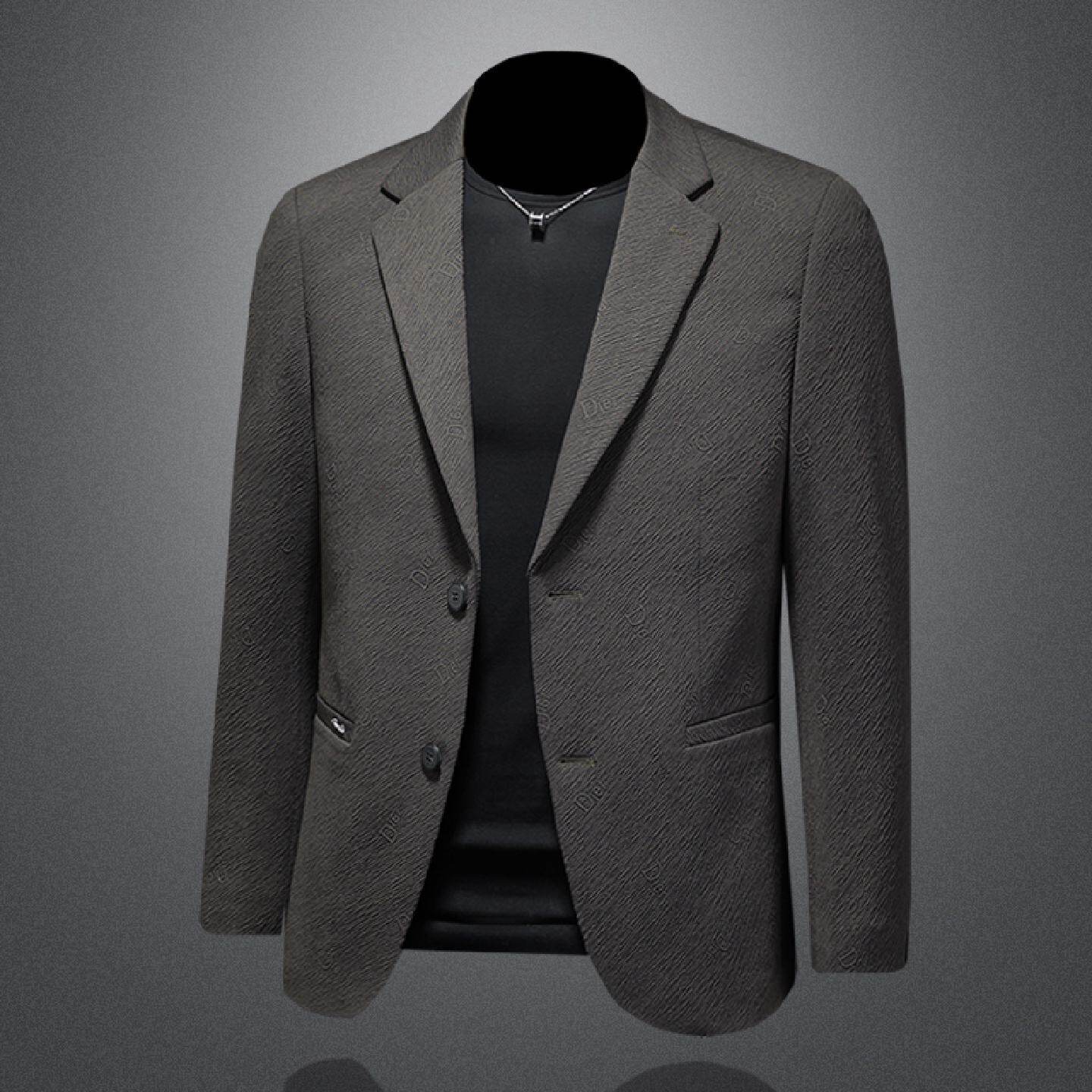 2026欧洲站休闲西服外套男秋季新款韩版修身商务休闲潮牌单件西装