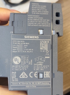西门子LOGO1控制器型号6ED10522CC080B-议价