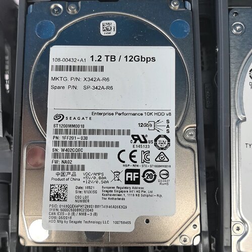【询价】netapp1.2T X342A-r6
