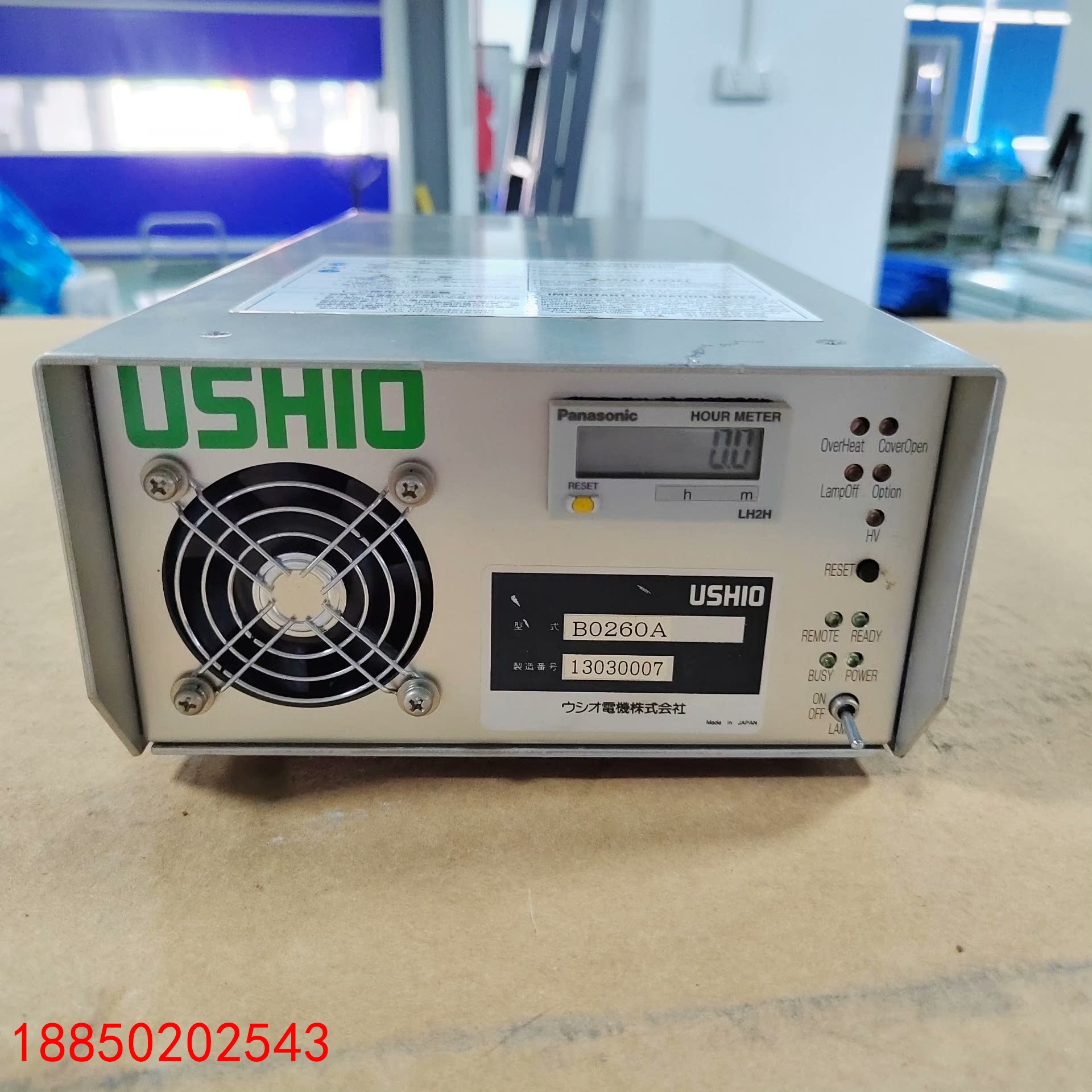 【请询价】USHIO优显电子电源供应器型号B0260A输入电压AC