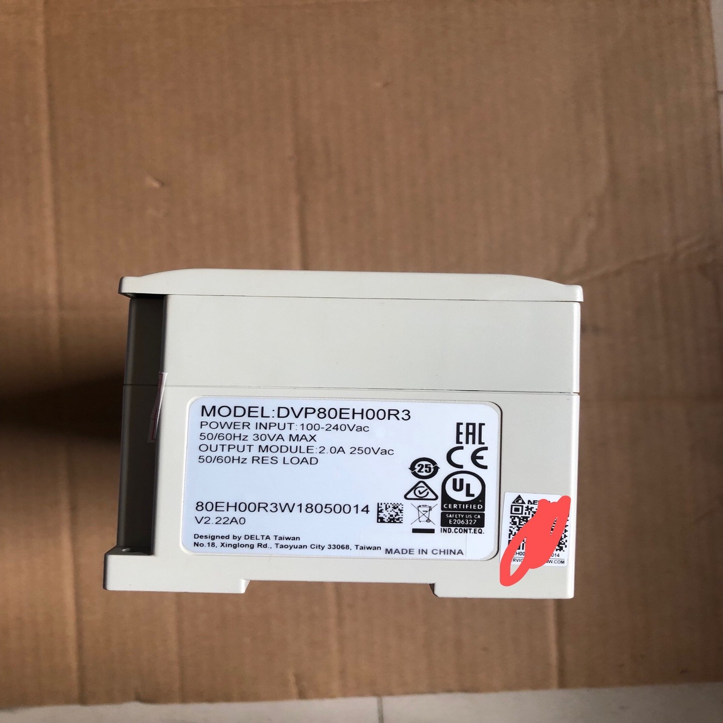 台达二手拆机DVP40ES200T实图、成色好、包好、喜欢就一议价