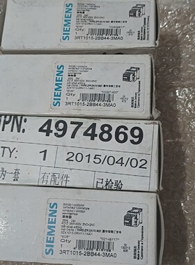 西门子接触器3RT10152BB443MA0DC2议价