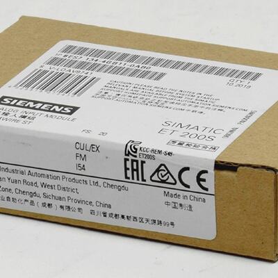 Siemens Simatic S7 Analog Input6ES7 1344GB110AB06ES71344GB11