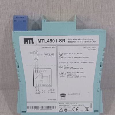 MTL MTL4501SR FailSafe SwitchProximity Detector