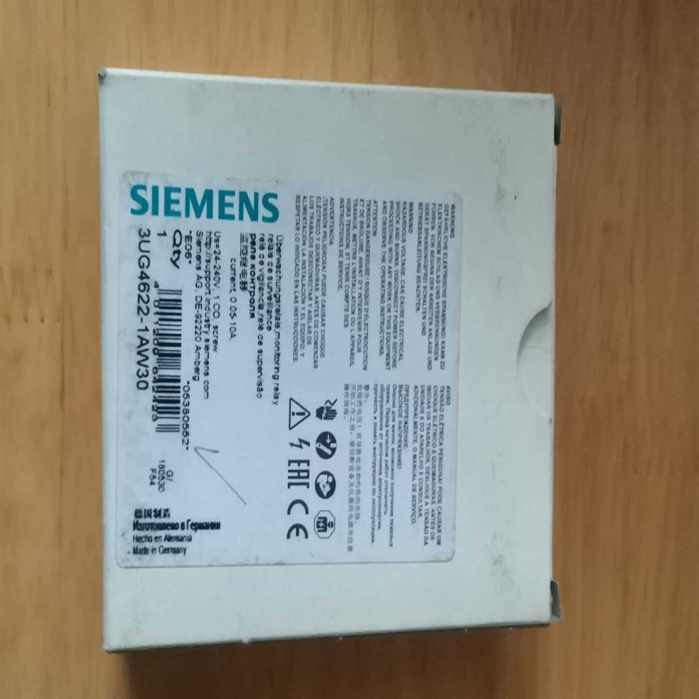 西门子3UG4622-1AW30监控继电器，德国制造，全新未-议价