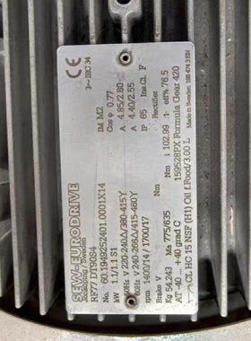 议价SEW-EURODRIVE 减速电机 RF77 DT90S4