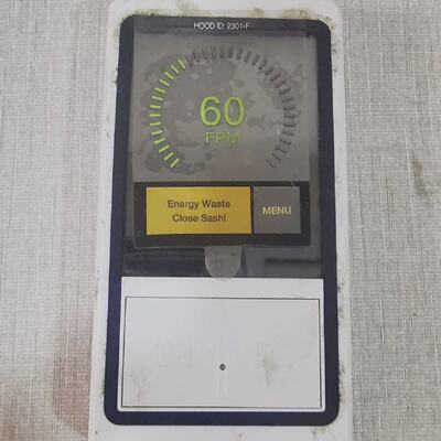 Phoenix Controls HOOD ID2301F Sentry Fume Hood Display