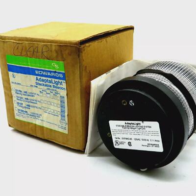 NEW EDWARDS SIGNALING 101FINHCN5 FLASHING HALOGEN LIGHT CLEA