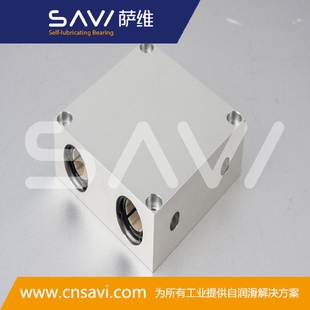 方型导轨直线导轨滑块双规导轨滑块无油轴承导轨铝合金导轨