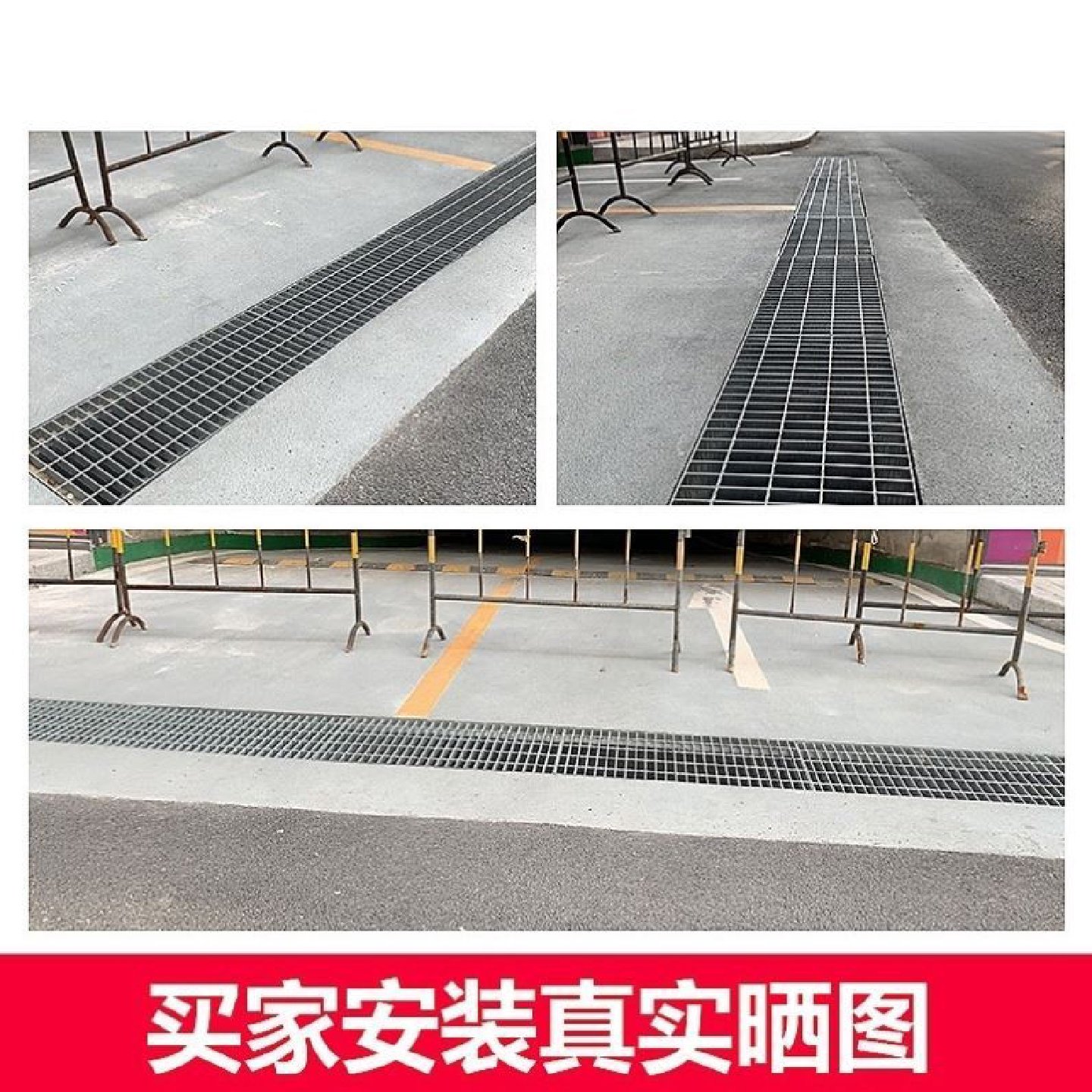 不锈钢热镀锌钢格板排水沟盖板网格板定制平台走道楼梯踏步钢格栅