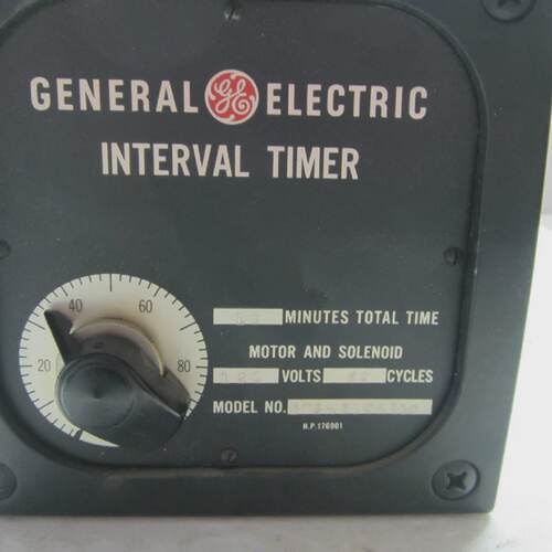 NEW GENERAL ELECTRIC 3TSA21CA110 INTERVAL TIMER 10 MIN. 120V
