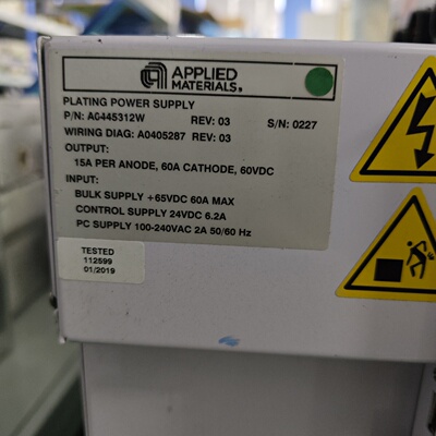 Applied Materials镀膜电源供应器，型号AC4议价