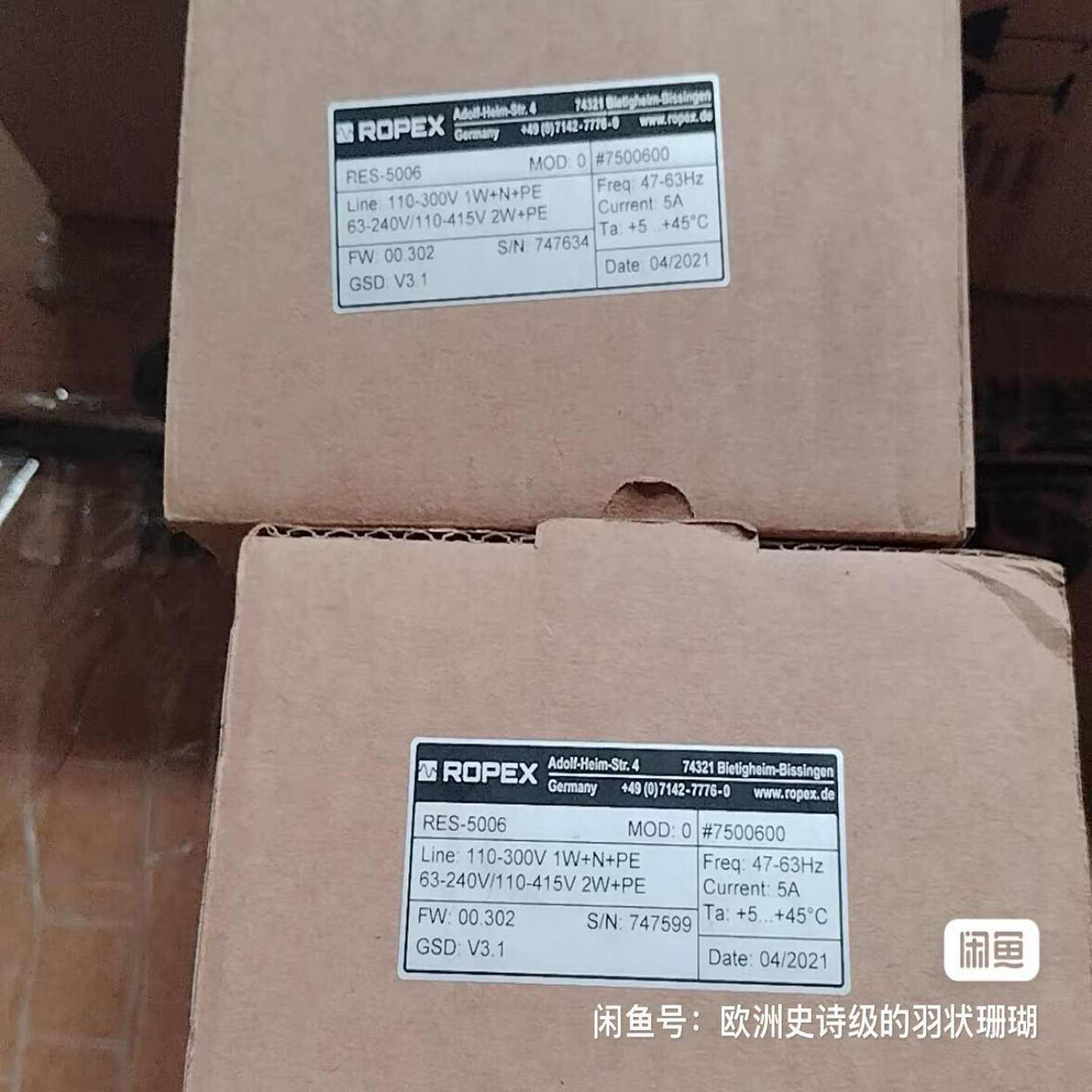 议价德国ROPEX诺派克温度控制器RES-5006，全新原装--议价商品