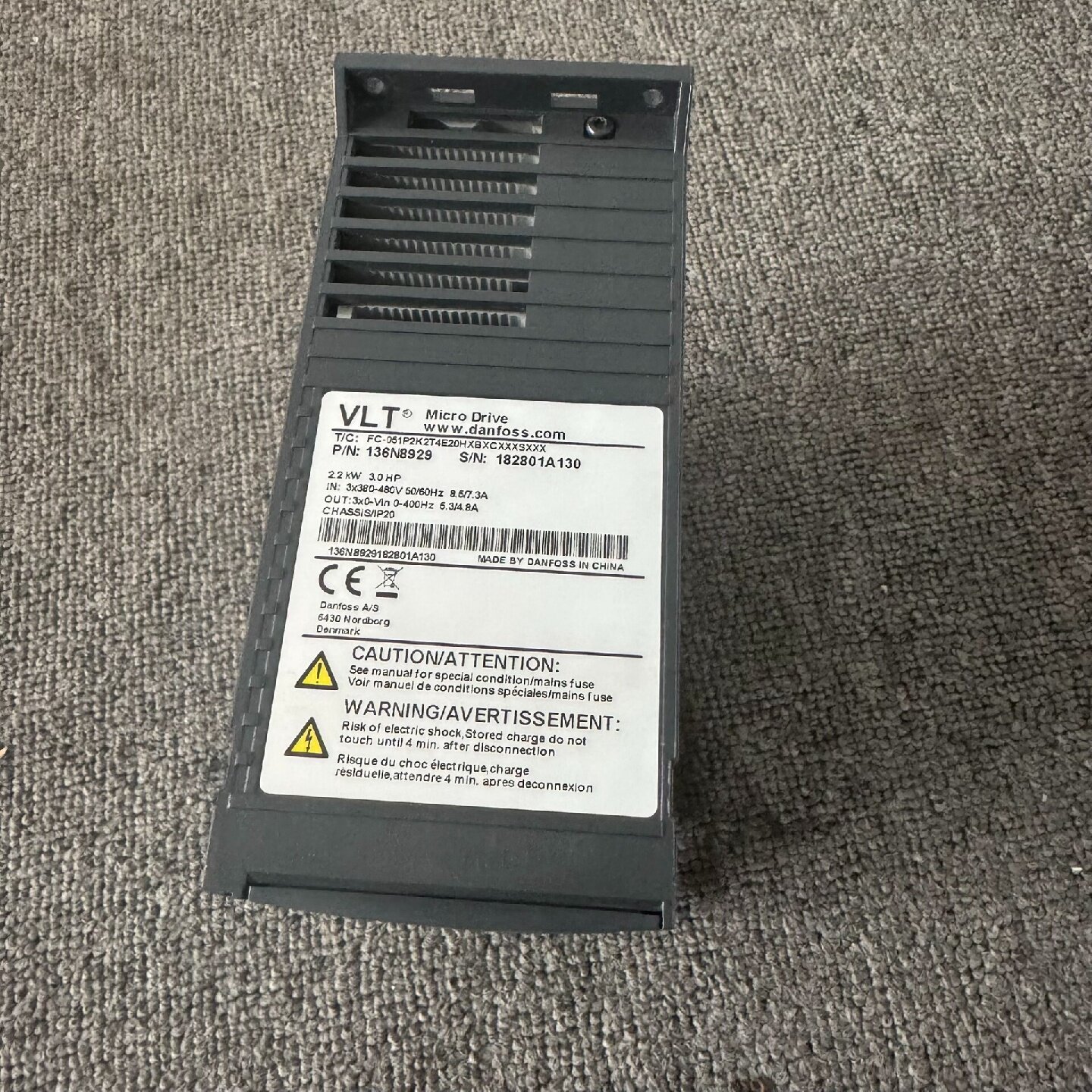95新丹佛斯VLT Micro Drive变频器，型号FC---议价商品