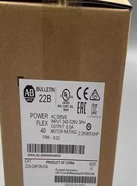 询价罗克韦尔变频器22B-D1P4N104