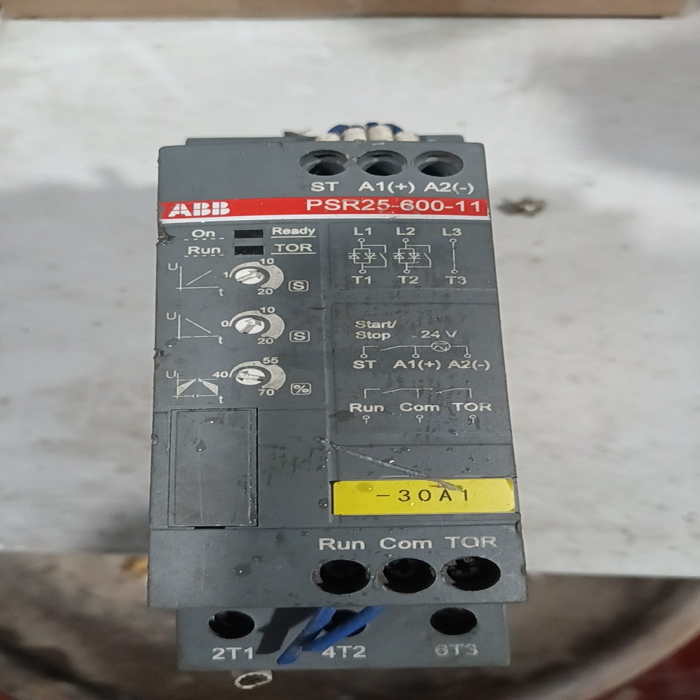 【请询价】ABB软启动器PSR25-600-11拆机下来的实物拍摄