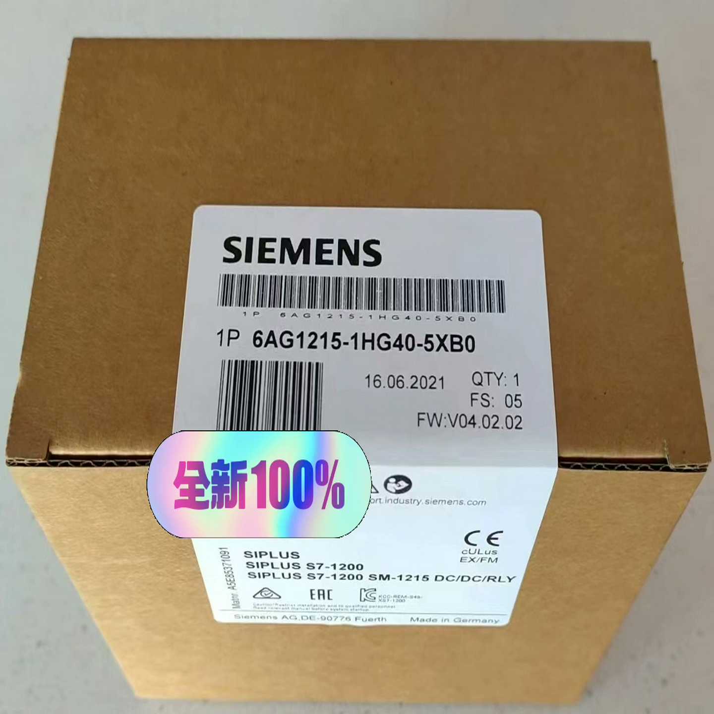 【议价】6AG1215-1HG40-5XB0适用