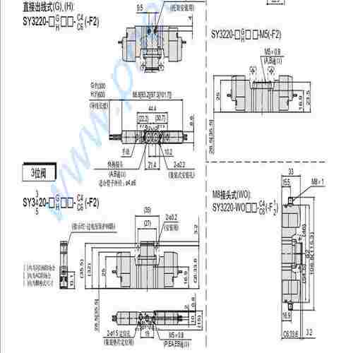 议价-SMC原装电磁阀SY3440-5MOZ-X90/SY3340/6R/5/4/3/MOZ/MZ-X