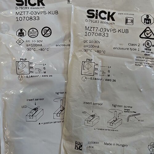 询价-西克SICK磁性开关MZT703VPSKUB订货号10