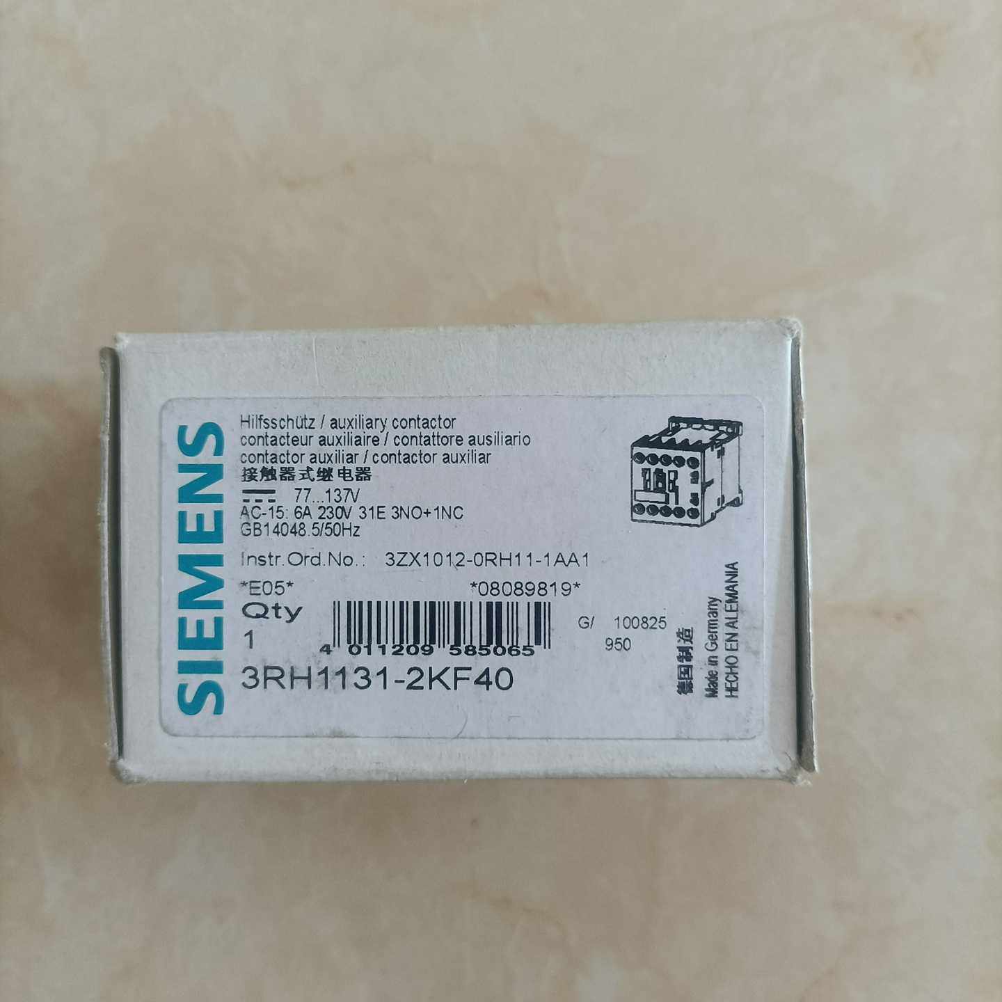 原装西门子直流接触器3RH1131-2KF40数量共--议价商品