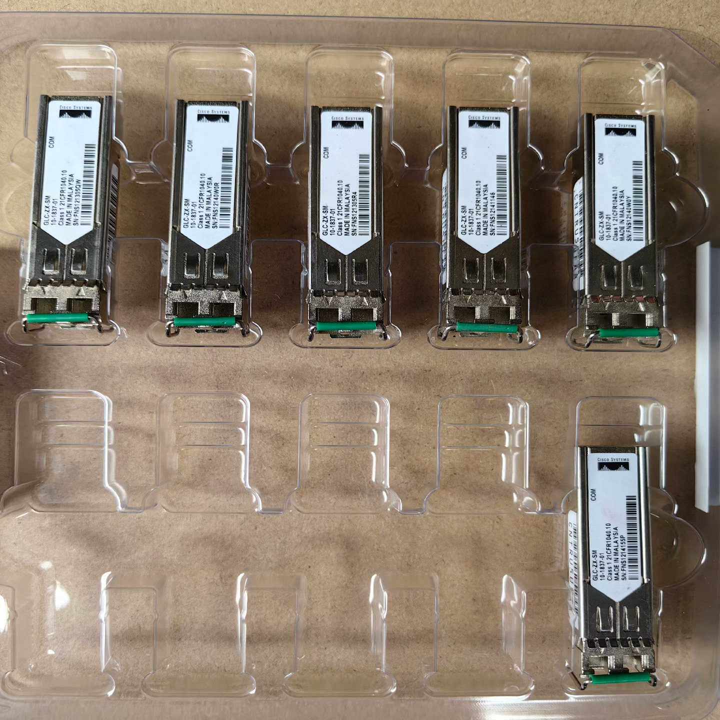 Cisco思科 GLC-ZX-SM    千兆单模光模块 8~议价